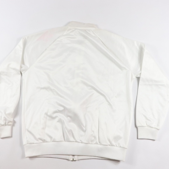 90s New Brute Mens Large Soccer Track Jacket White - Picture 7 of 8